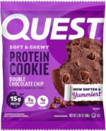 Quest Nutrition Double Chocolate Chip Protein Cookie, Keto Friendly, High Protein, Low Carb, 12 Count - Image 4