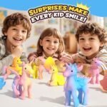 Unicorn Hatching Rainbow Eggs for Kids - 6 Pack Unicorn Gifts for Boys & Girls, Birthday Easter Basket Stuffers Gift Ideas for Kids 3+ Year Old - Girl Gifts for Ages 3 4 5 6 7 8 - Image 7