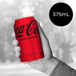 Coca-Cola Zero Sugar Soft Drink Multipack Cans 36 x 375mL - Image 2