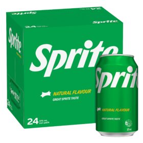 Sprite Lemonade Soft Drink Multipack Cans 24 x 375mL
