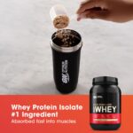 Optimum Nutrition Gold Standard 100% Whey Protein Powder, Vanilla Ice Cream, 907g - Image 5